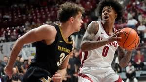 Alabama basketball vs Vanderbilt score updates, highlights, TV channel
