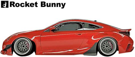 【訳あり】 レクサス LEXUS RC250 RC350 RC-F SPORT 2014y- Rocket Bunny ワイドボディキット 8 ...