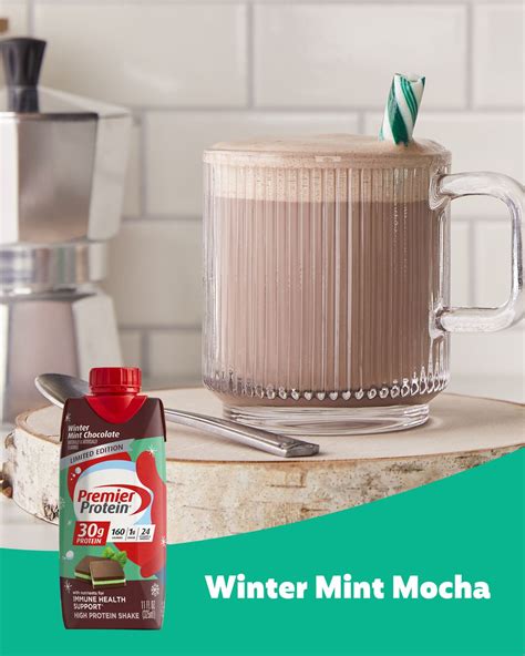 Winter Mint Mocha Recipe | Recipe | Protein shake recipes, Chocolate ...