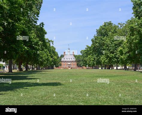 Governor's Palace and Palace Green, Colonial Williamsburg, Virginia ...