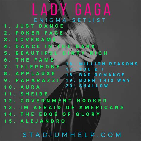 Lady Gaga Jazz & Piano Setlist - PianoProTalk.com
