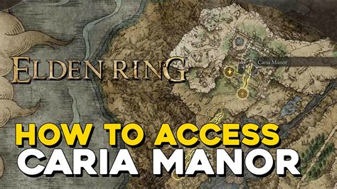 Elden Ring How To Get To Caria Manor - YouTube