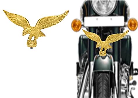 Pure Brass Front Mudguard Flying Eagle Compatible with RE Classic 350 ...