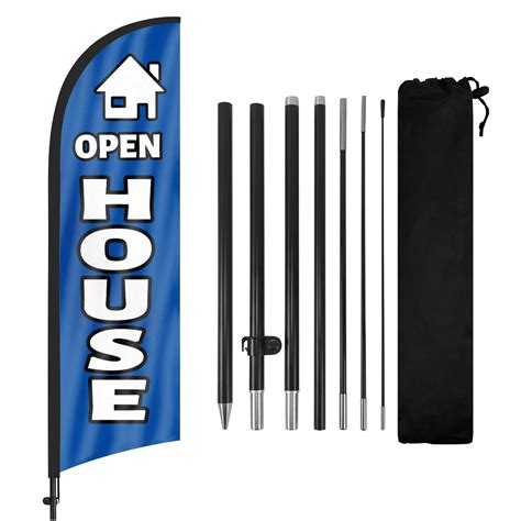 Amazon.com : Open House Flags for Real Estate Agents, Open House Flag ...