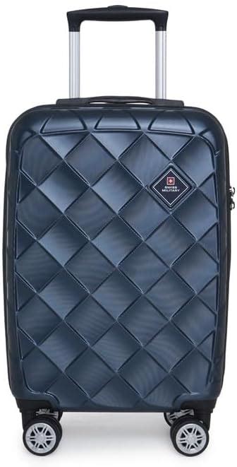 Swiss Military Polycarbonate JUPITOR Navy Blue Textured Hard Shell ...