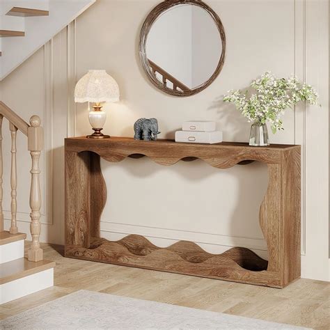 Tribesigns 63 Inches Farmhouse Console Table with India | Ubuy
