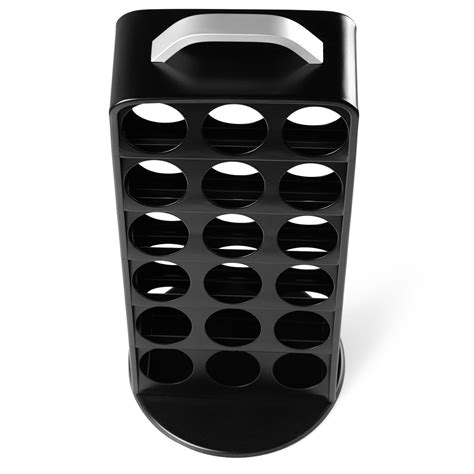 Coffee Pod Holder, Oak Leaf Keurig K Cup Holder Carousel Tower Storage ...