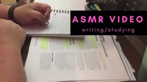 Image result for ASMR Writing Notes