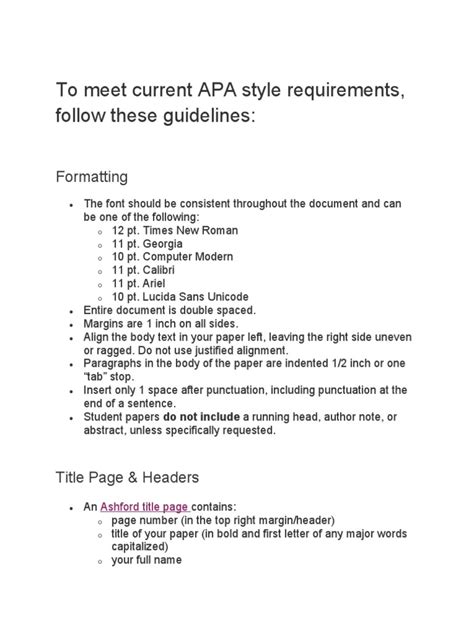 Image result for How to Write in APA Format