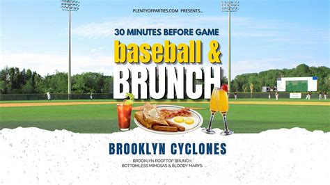 Baseball & Brunch - Cyclones Sundays (Boozy Brunch Rooftop in Coney ...