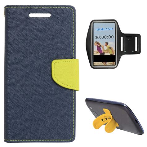 DMG Diary Wallet Flip Cover Case for HTC One M8 (Pebble Blue ...