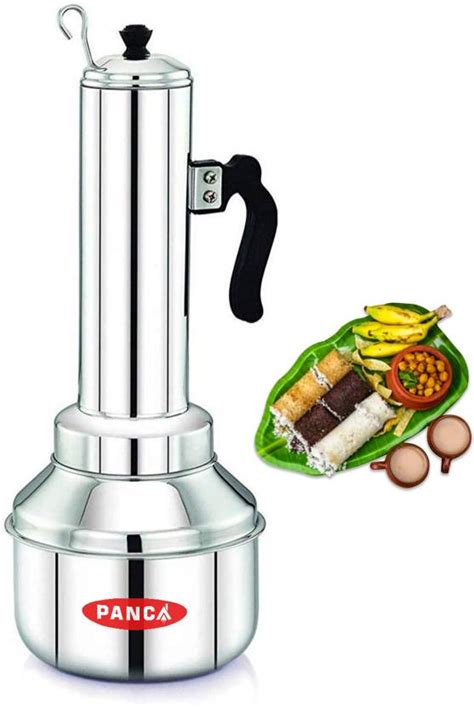 Panca Stainless Steel Premium Puttu Maker Puttu Kodam Chiratta Puttu ...