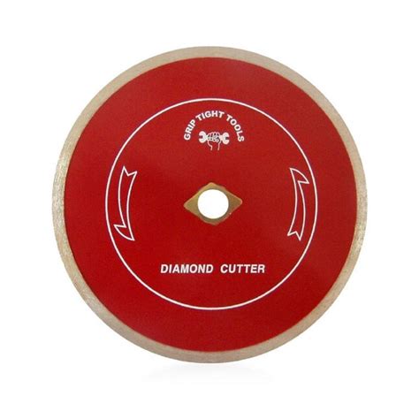 Grip Tight Tools Professional 4-in Wet/Dry Continuous Rim Diamond Saw ...