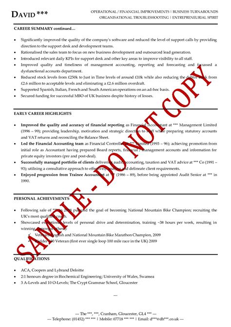 Image result for CV Examples