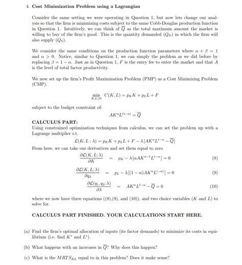 Cost Minimization Problem Lagrangian 的图像结果