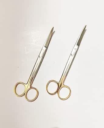 (TC) Tungsten carbide mayo scissor 6.5 cvd (pack of 2) : Amazon.in ...