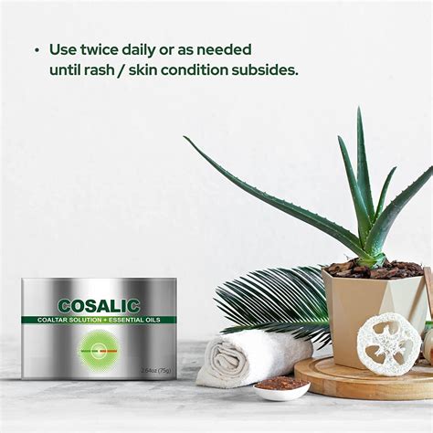 Cosalic Coal Tar Soap 75g – for Psoriasis and Itchy Skin Relief. | eBay UK