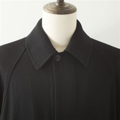 marka マーカ ウールサージ ワッシャータンブラー ラグランスリーブ コート 2/40 TUMBLED WOOL SERGE RAGLAN ...