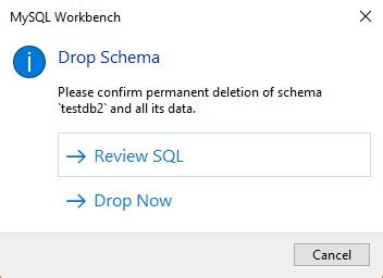 Image result for Using MySQL Drop Database