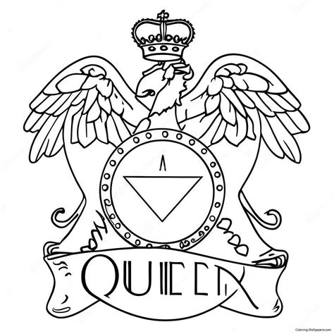 Queen Band Logo Coloring Page (58283-46107)