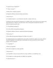 Image result for Intro to Computer Science Worksheet