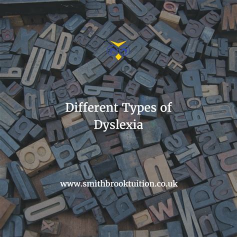 Different Types of Dyslexia - Smithbrook Tuition Godalming and Cranleigh