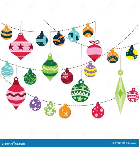 Christmas Ornaments Vector Illustration | CartoonDealer.com #11784640