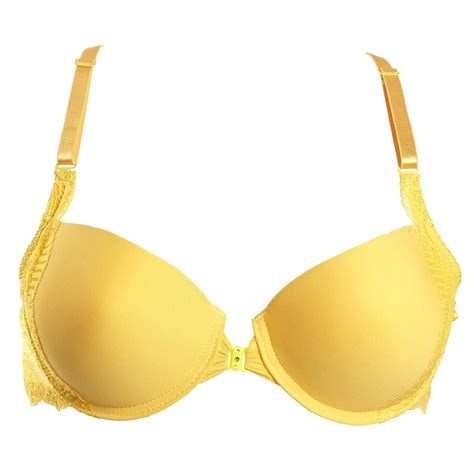 Buy Racerback Front Closure Contour Bra- Yellow at Amazon.in