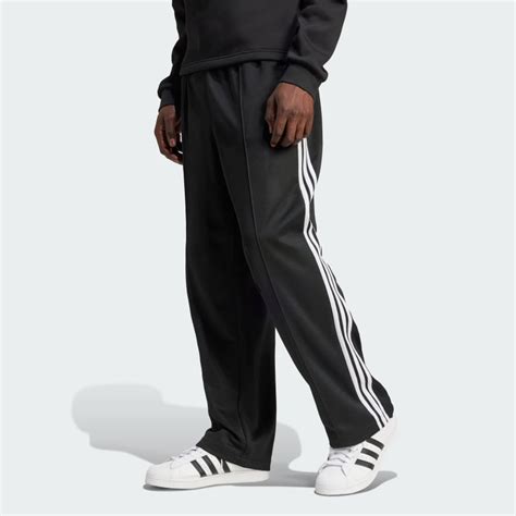 adidas Adicolor Baggy Fit Firebird Track Pants - Black | Free Shipping ...