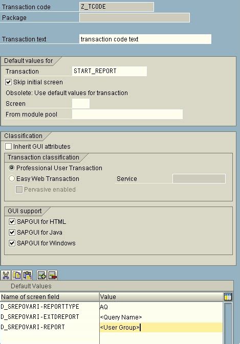 Image result for T Code to Create Query SAP