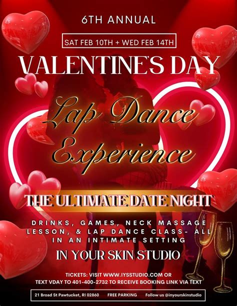 Valentines Lap Dance Experience, In Your Skin Studio, Pawtucket, 10 ...