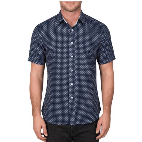 Nick Graham Men's Everywhere Woven Stretch Performance Short Sleeve ...