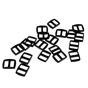 Advait 20 Pcs PVC Adjuster Webbing Buckle for 15mm Strap Backpack ...