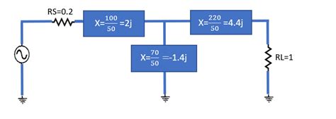 Image result for T Network Matching Smith Chart