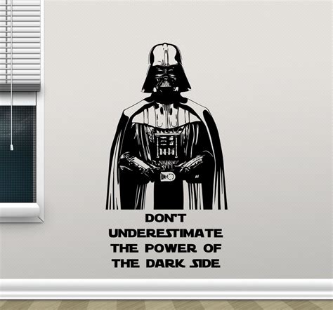 Darth Vader Deal Quotes Star Wars Wall Decal Darth Vader Quote Vinyl