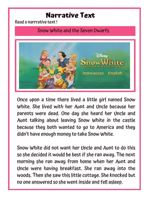 Image result for Narrative Text Example