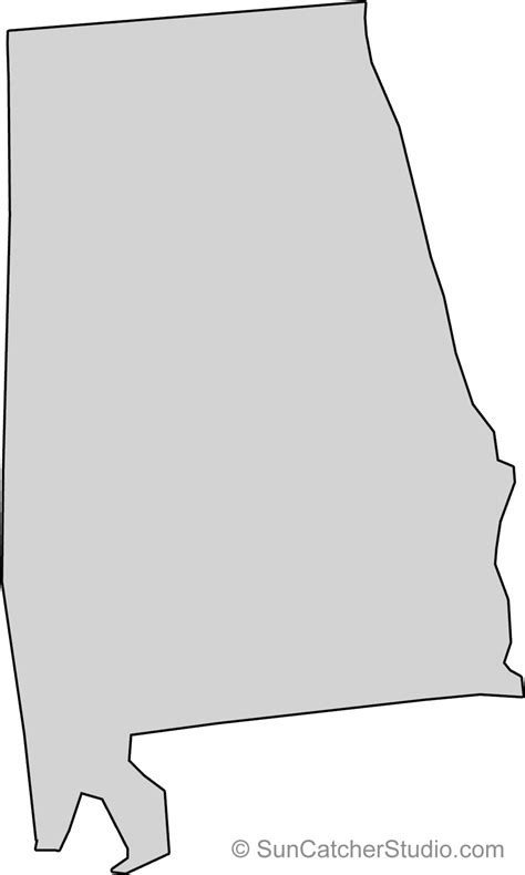 Alabama State Outline Png - Illustration Clipart - Large Size Png Image ...