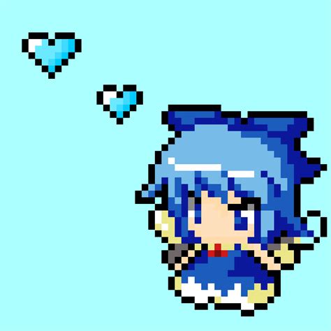Editing Cirno - Free online pixel art drawing tool - Pixilart