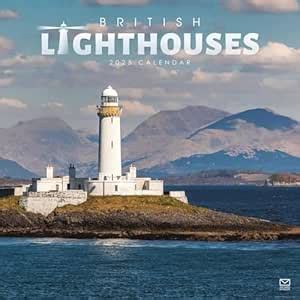 British Lighthouses Wall Calendar 2025 (PFP) : Amazon.in: Office Products