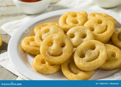Homemade Smiley Face French Fries Stock Image - Image of crisp, fries ...