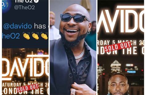 Jubilation as Davido sells out tickets to 02 Arena Concert - Kemi ...