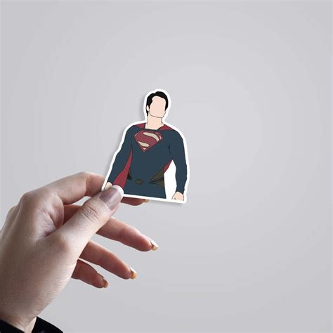 Minimalist Superman Stickers Collection