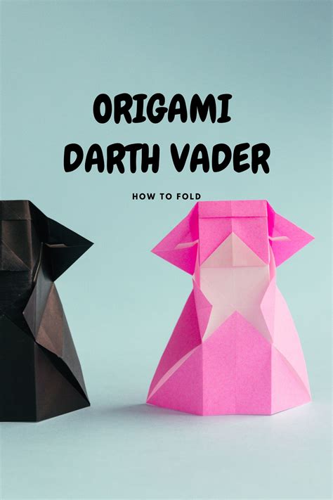 Darth Vader Origami I Reworked My Darth Vader Model (designed By Angel
