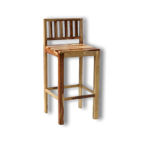 Jacob Solid Wood Simple Bar Chair | Jangir Decor