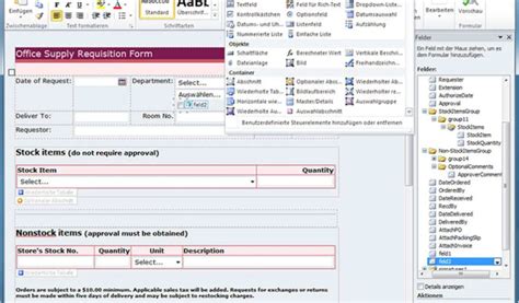 Image result for InfoPath Click Design a Form Template