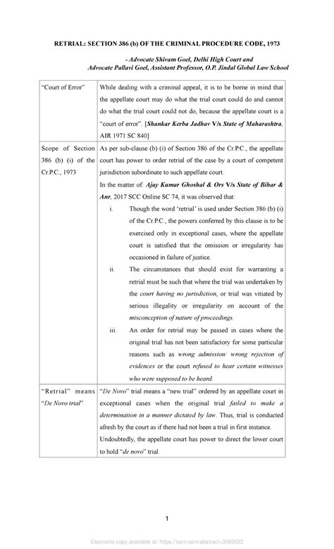 SSRN-id3563022 - Arbitration basics - RETRIAL: SECTION 386 (b) OF THE ...