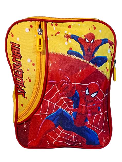 Lucky's Yellow Red Spiderman School Bags for Kids Boys Girls ...