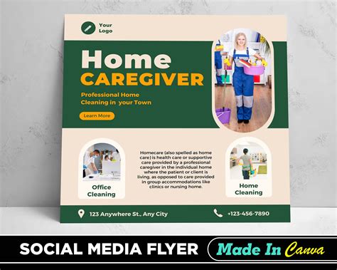 Caregiver Support Group Flyer Template