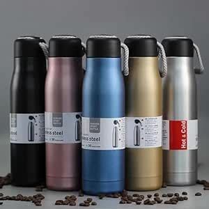Indi Stainless Steel Water Bottle, 500ml, Double Wall Vacuum Insulated ...
