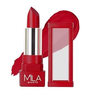 Buy MILA BEAUTÉ Matte Lipstick | Highly Pigmented & Lightweight Formula ...